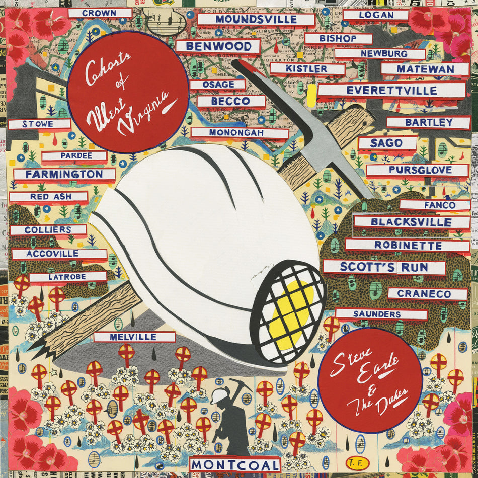 Steve Earle & The Dukes - Ghosts of West Virginia | Blue Black Swirl LP