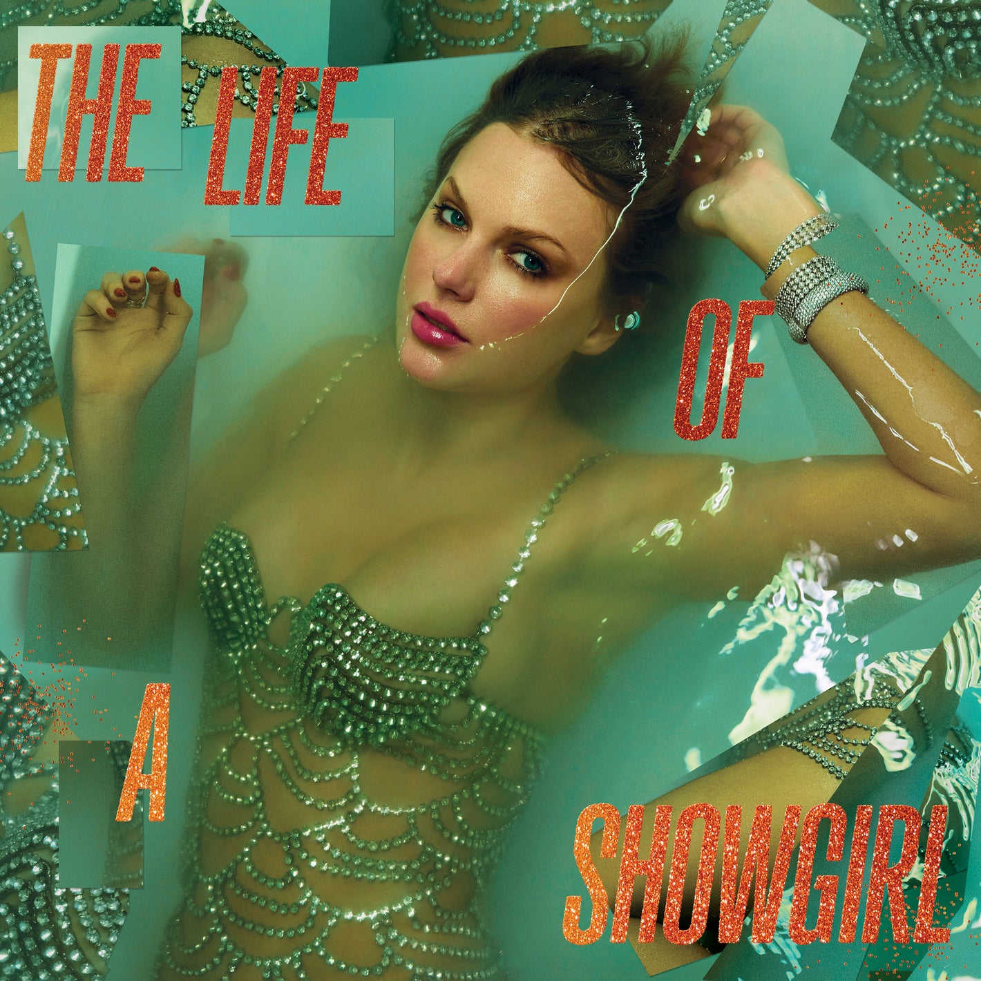 Taylor Swift – The Life Of A Showgirl - Portofino Orange Glitter Vinyl