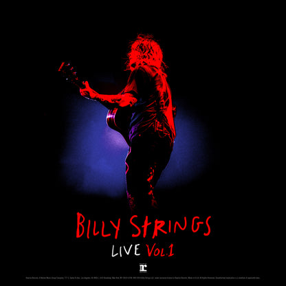 Billy Strings – Live Vol. 1 | Limited Edition Blue Translucent 2LP Vinyl