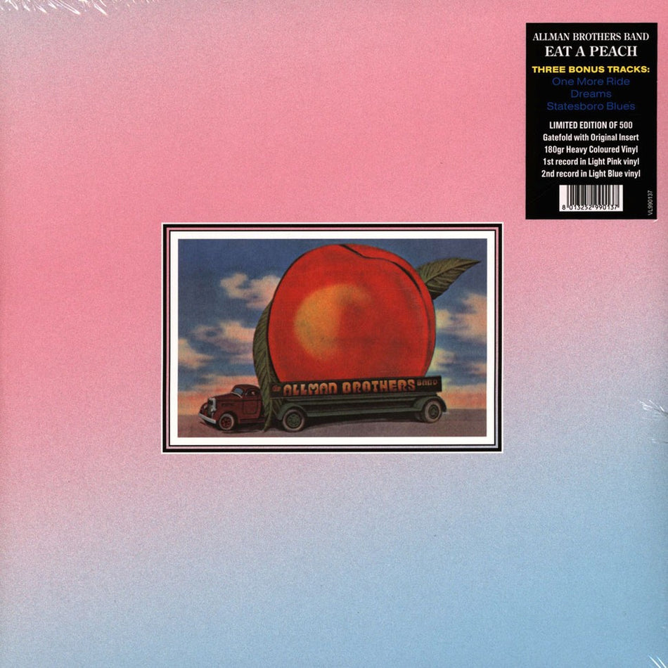 The Allman Brothers Band - Eat A Peach | Pink & Blue 2LP