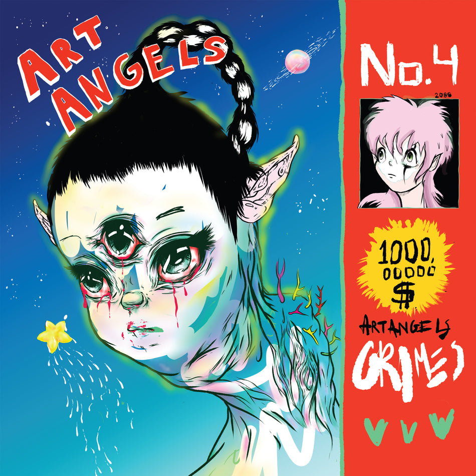 Grimes - Art Angels | LP w/ 7 Art Prints | 4AD Synth-Pop