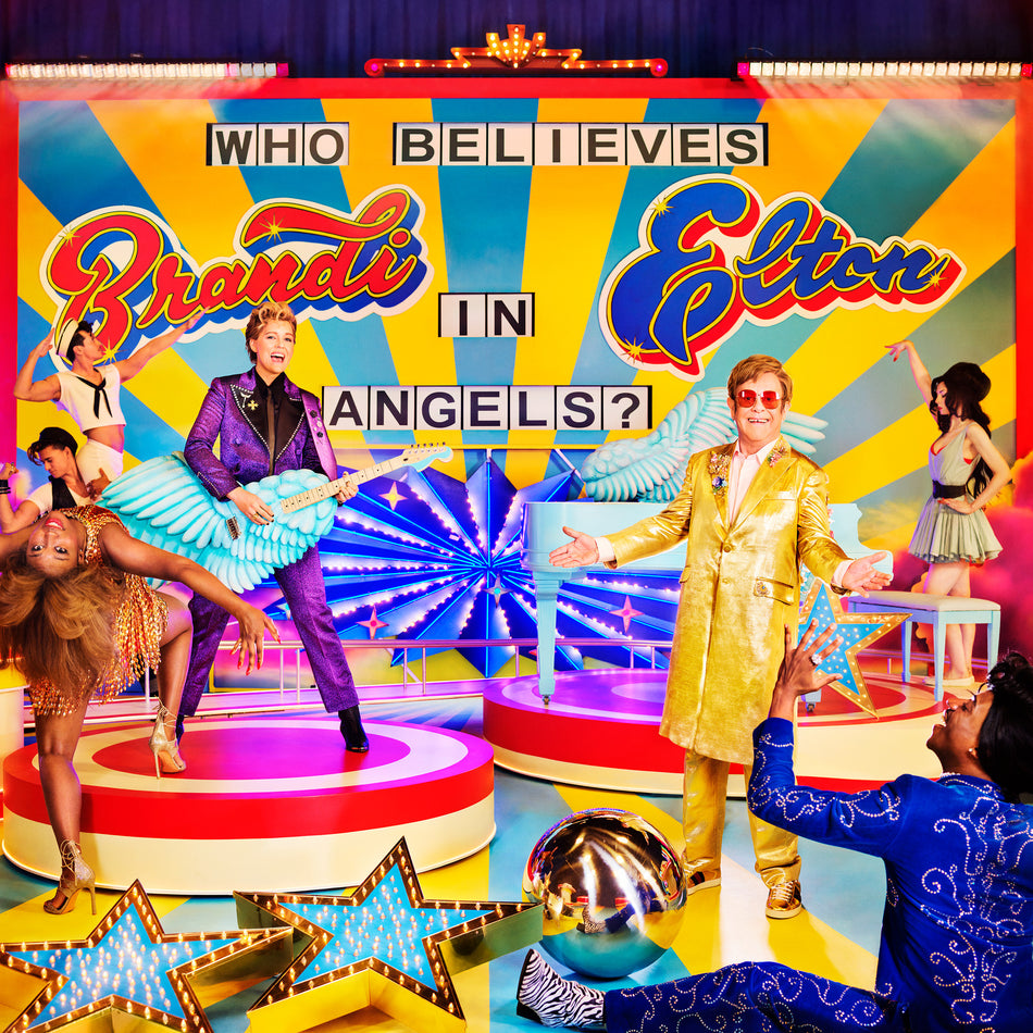 Elton John & Brandi Carlile - Who Believes In Angels? | Ltd Ed. Tri-Color LP