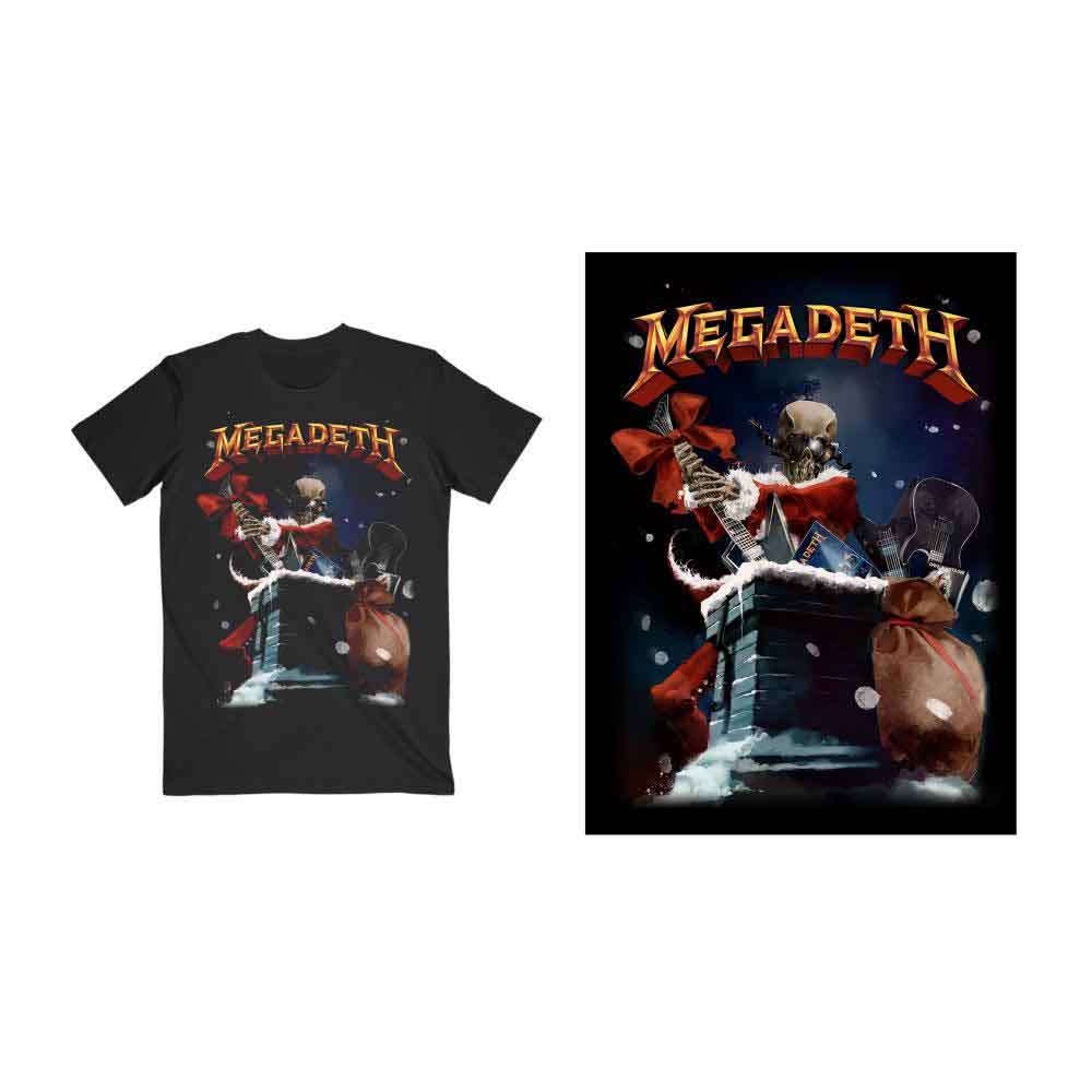 Megadeth Santa Vic Chimney Black