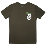 Misfits Mini Skull & Logo Green