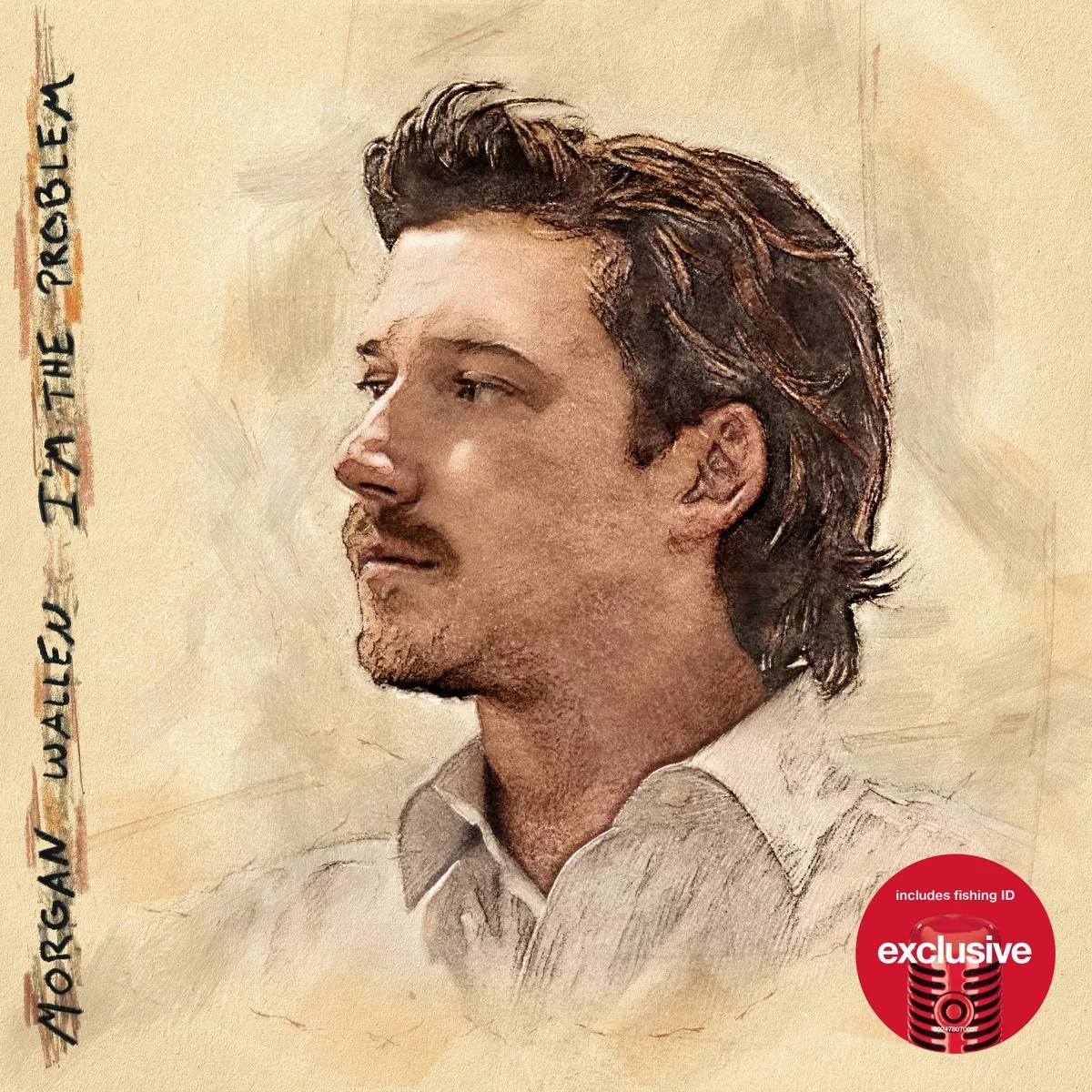 Morgan Wallen I'm The Problem [Explicit Content] (Limited Edition, Collectible Fishing ID Card, Large T-Shirt) (Box Set)