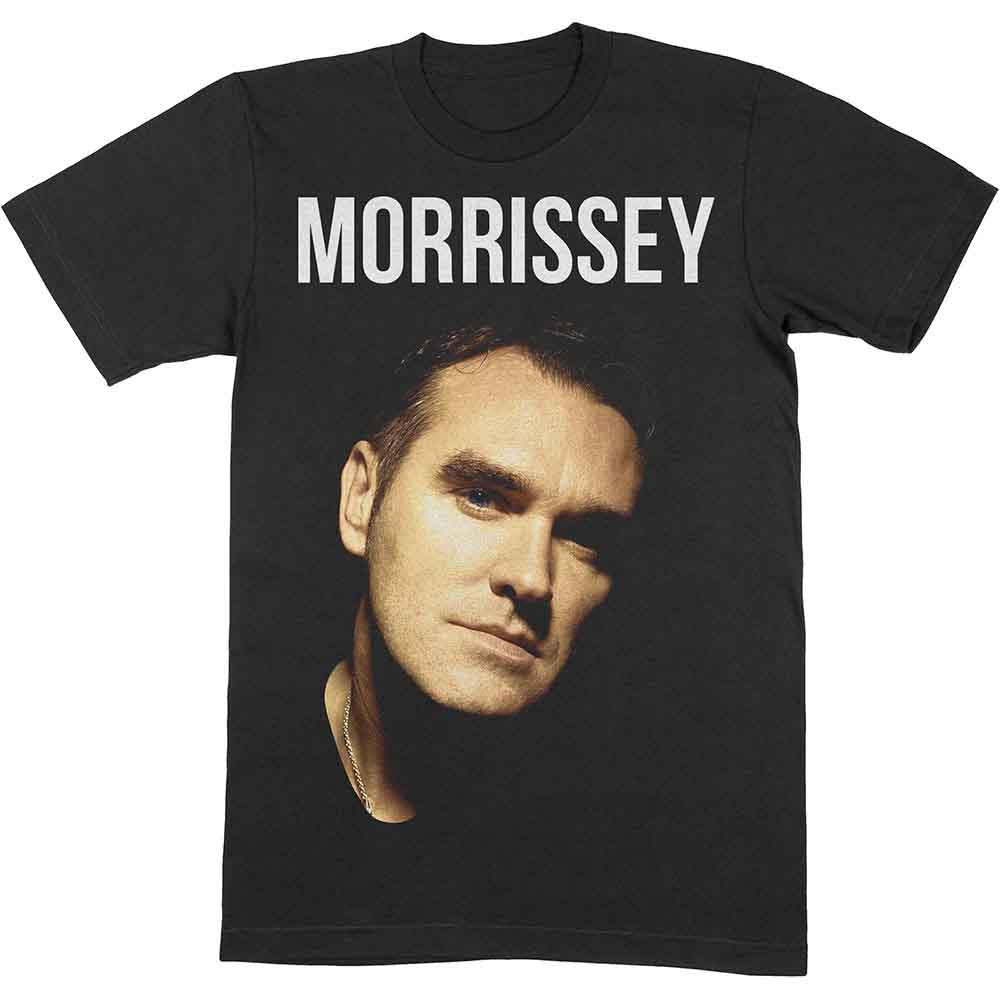 Morrissey Face Photo Black