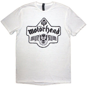 Motörhead 50 Years Ace Wings Emblem White