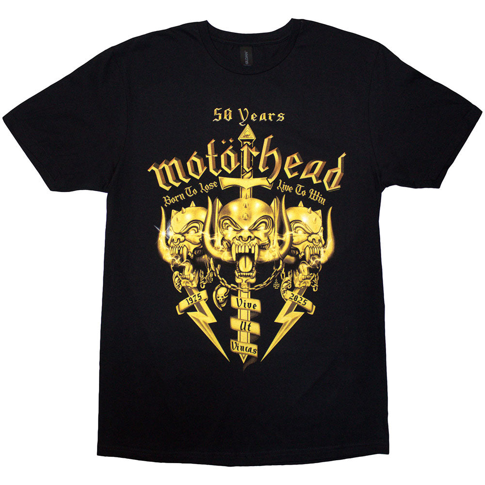 Motörhead 50 Years Swords & Warpig Black