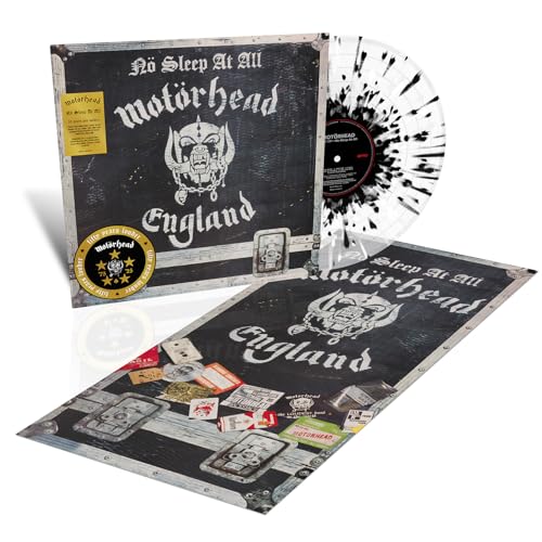 Motörhead No Sleep At All (50Th Anniversary) [Clear/Black-White Splatter Vinyl]