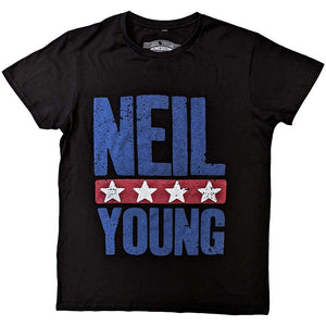 Neil Young Stars Logo Black