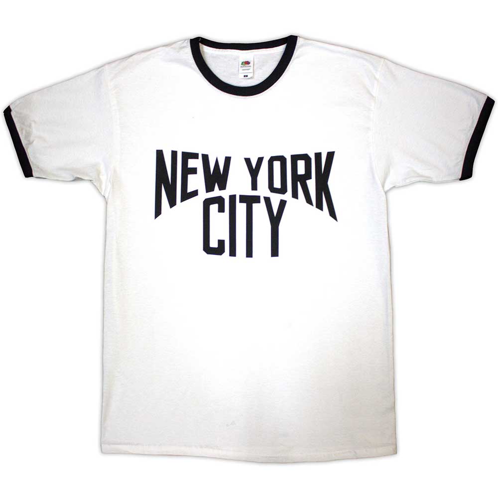 New York City Text Logo White