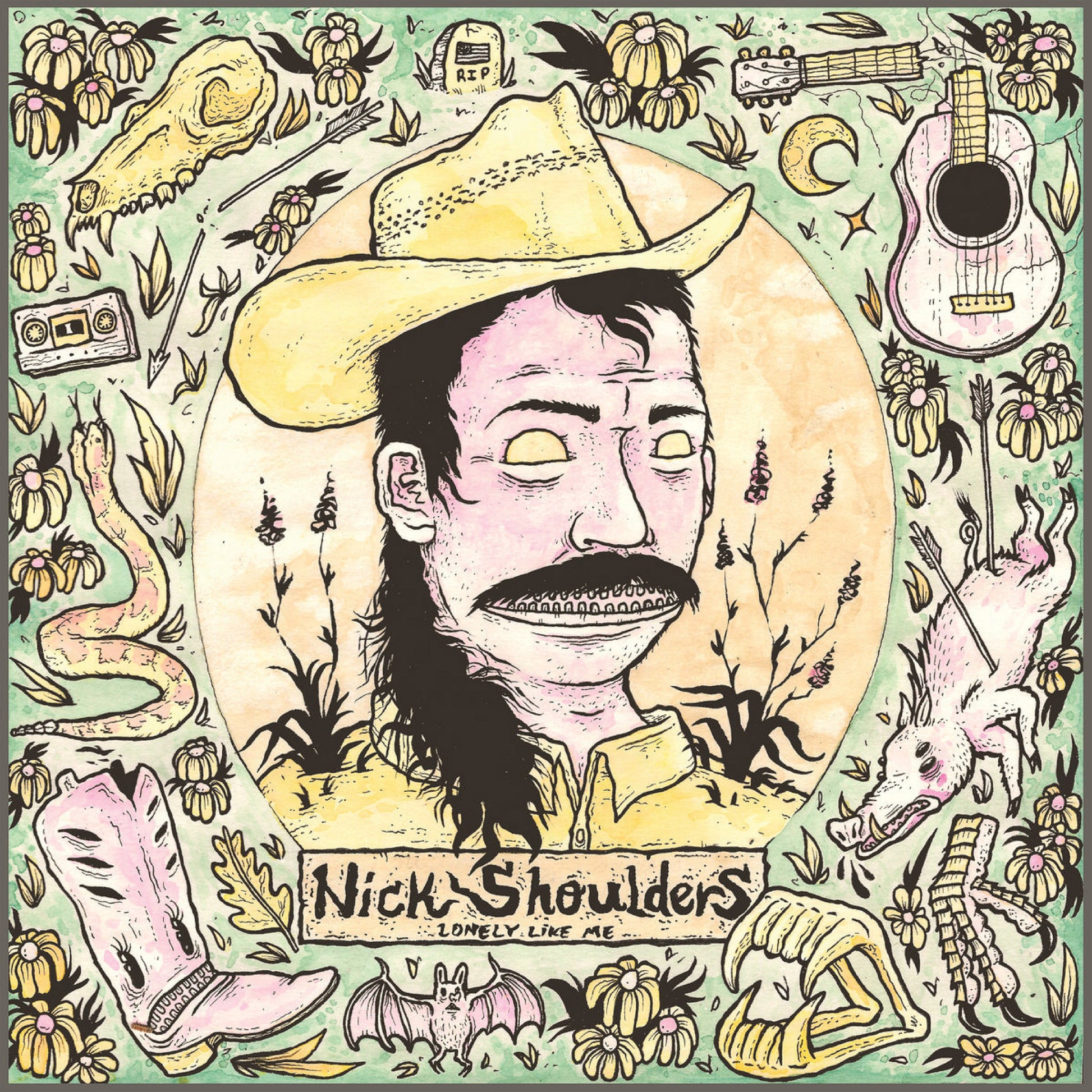 Nick Shoulders Lonely Like Me (Lime Green Vinyl)