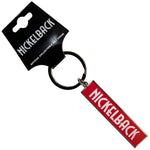 Nickelback White Logo Red