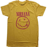Nirvana Pink Happy Face Yellow