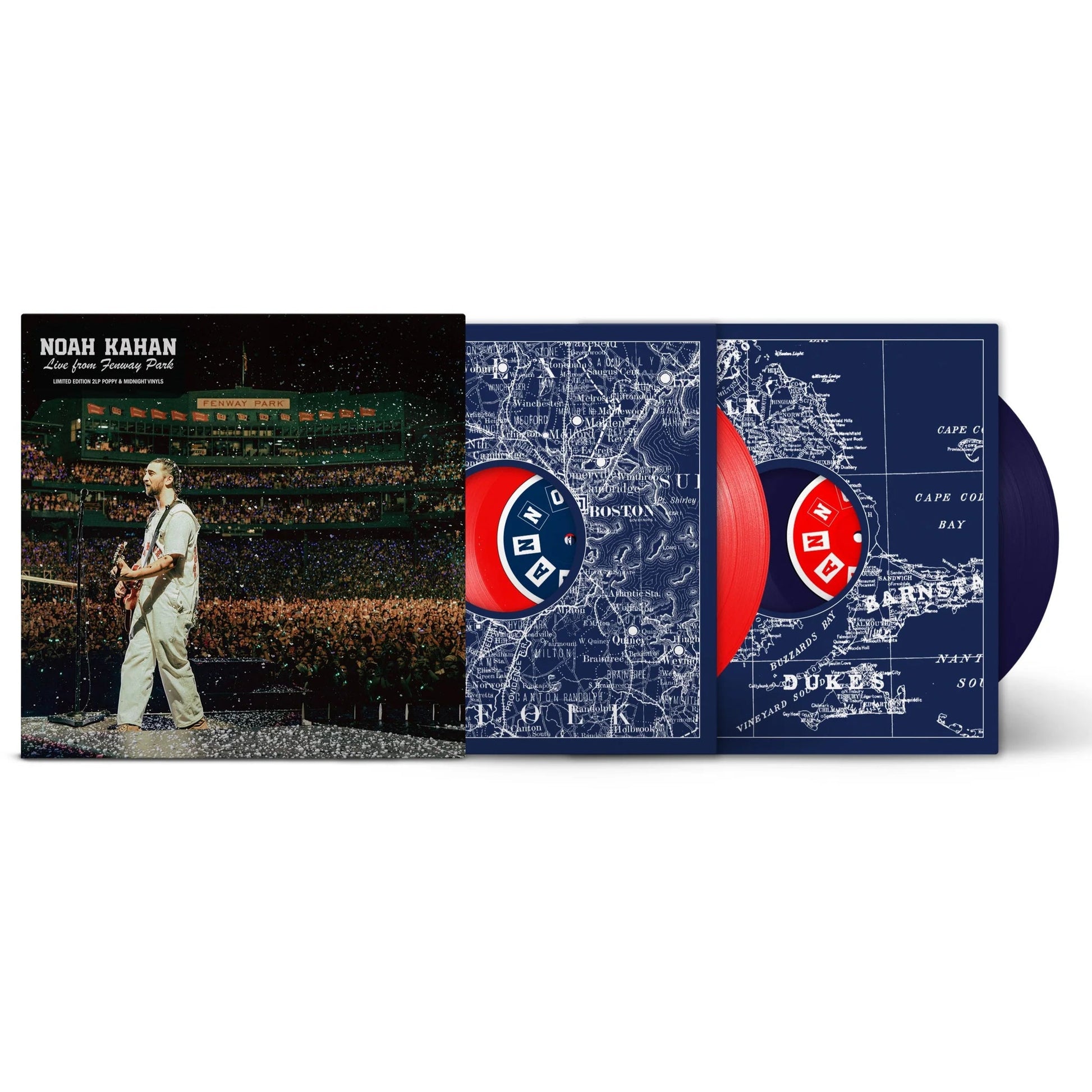 Noah Kahan Live From Fenway Park [Red/Blue 2 LP] Indie Version