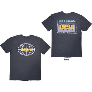 Oasis 1998 World Tour - USA/Canada Blue