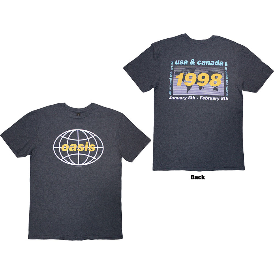 Oasis 1998 World Tour - USA/Canada Blue