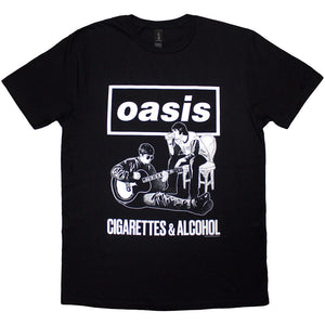 Oasis Cigarettes & Alcohol Illustration Mono Black