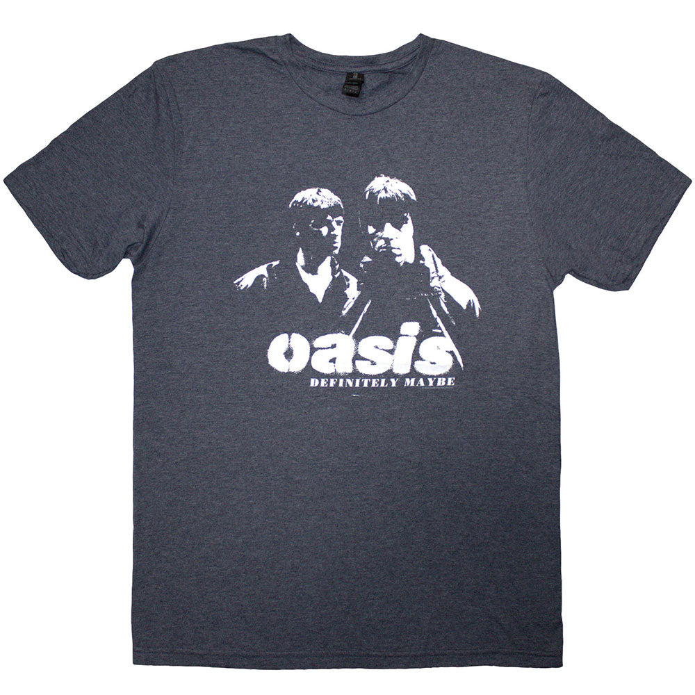 Oasis Definitely Maybe Photo Stencil Blue