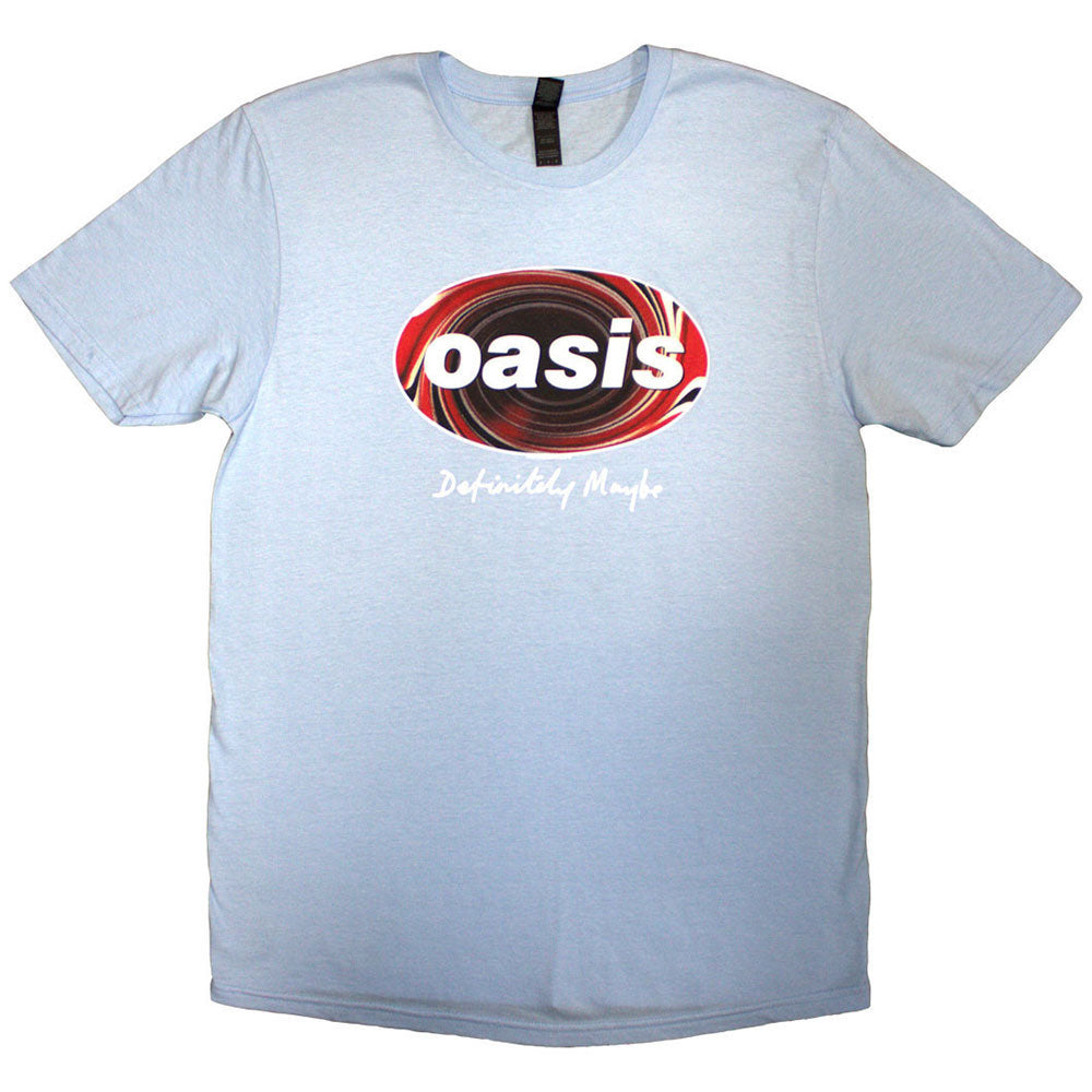 Oasis Definitely Maybe Union Jack Oval Blue