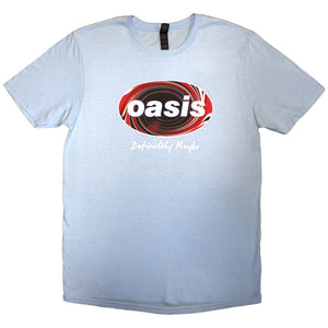 Oasis Definitely Maybe Union Jack Oval Blue