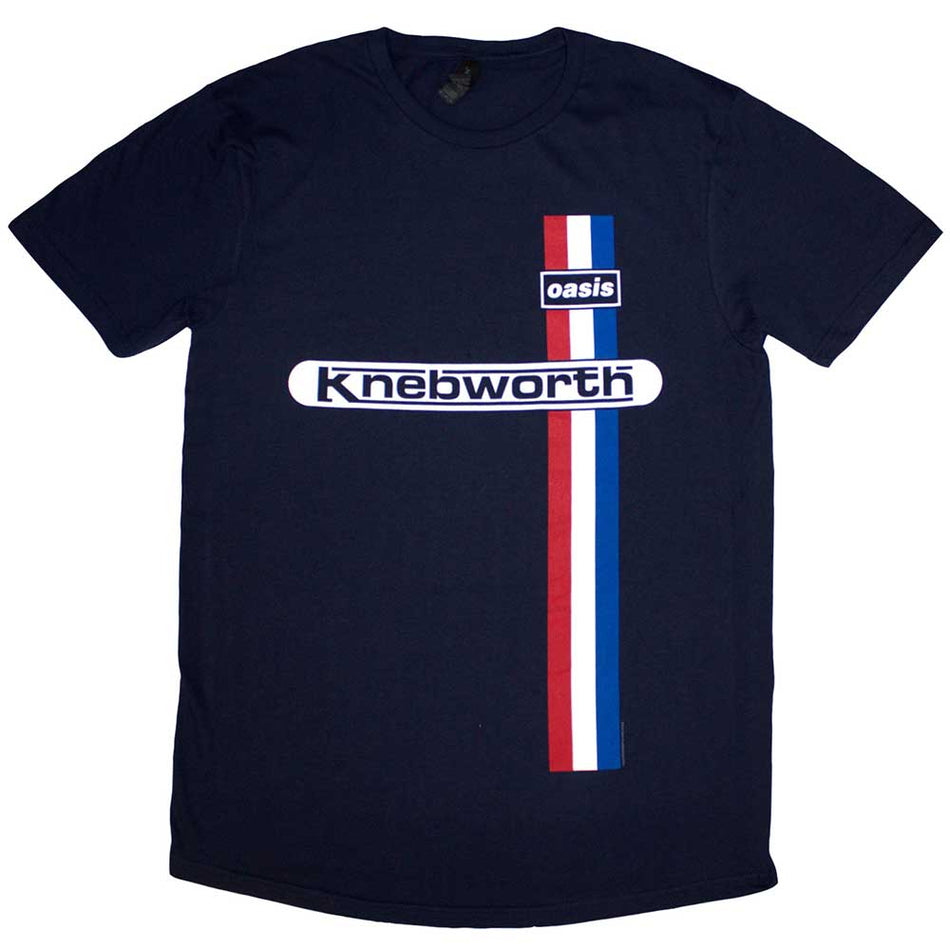 Oasis Knebworth Vertical Stripe Blue