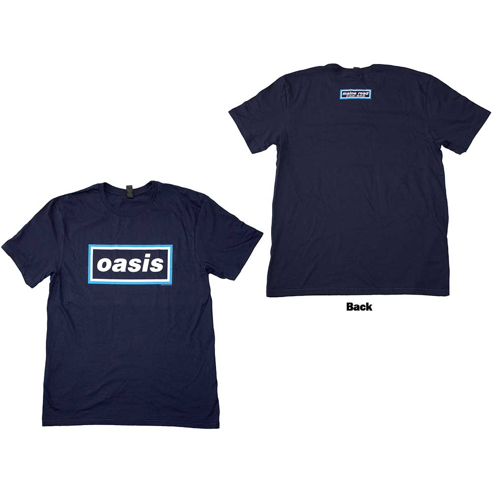 Oasis Maine Road Event Logo Blue