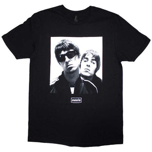 Oasis Noel & Liam Square Photo Black
