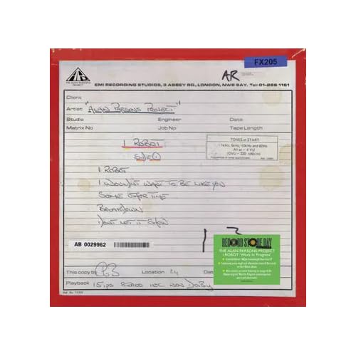 Parsons,Alan I Robot (Work In Progress) (Rsd 4.12.25)