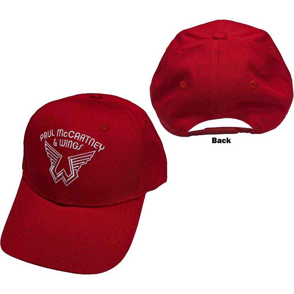 Paul McCartney Wings Logo Red, Black