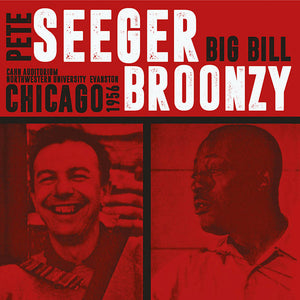 PETE SEEGER/BIG BILL BROONZY Cahn Auditorium, Northwestern University, Evanston, Chicago 1956
