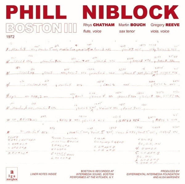 PHILL NIBLOCK Boston/Tenor/Index