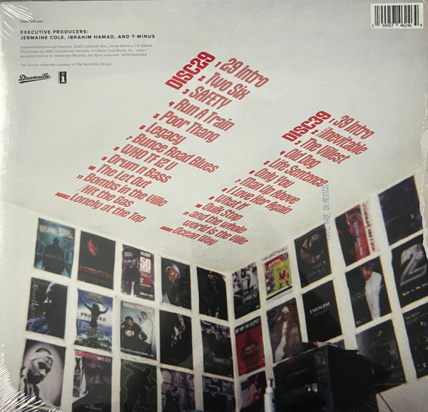 J. Cole - The Fall-Off | Red Vinyl 4LP | 45 RPM | #1 Billboard 2