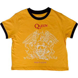 Queen Face It Alone Crest Yellow