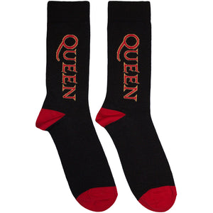 Queen Red Logo Vertical Black
