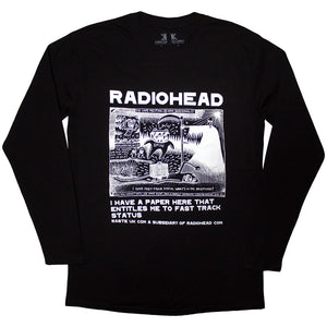 Radiohead Ice Caps Black