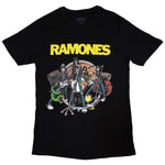 Ramones Cartoon Band Black