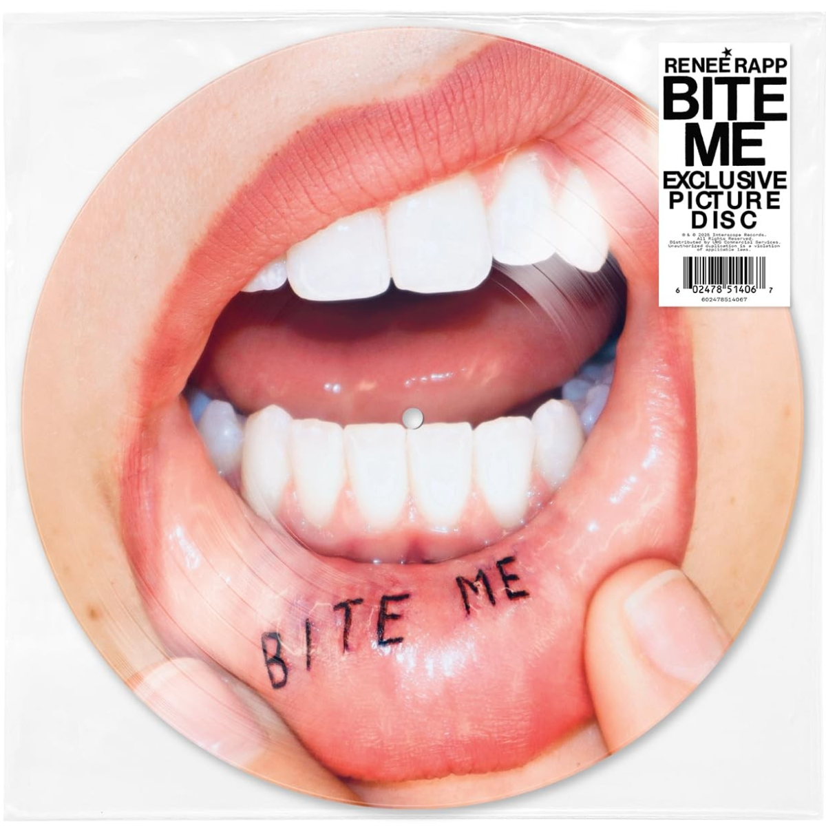 Reneé Rapp BITE ME (Limited Edition, Picture Disc Vinyl)