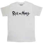 Rick & Morty Mono Logo White