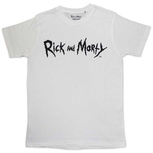Rick & Morty Mono Logo White