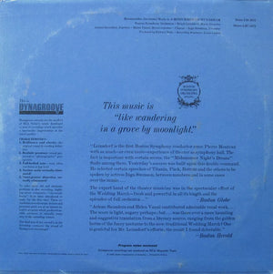 Mendelssohn - Incidental Music To A Midsummer Night's Dream - Preowned Vinyl