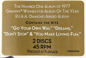 Fleetwood Mac - Rumours / Deluxe 2LP - Remastered - 45 RPM - Brand New Vinyl