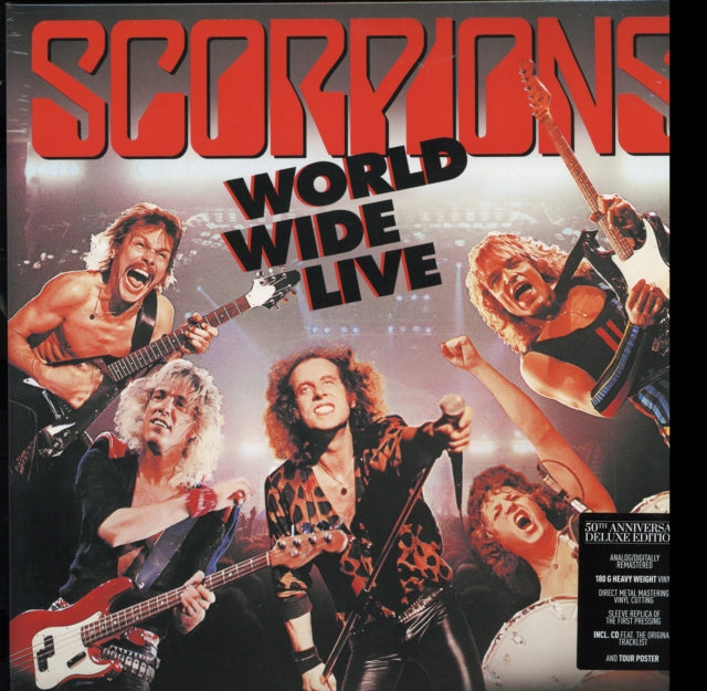 Scorpions World Wide Live: 50th Anniversary [Import] (Bonus CD, Anniversary Edition) (2 Lp's)