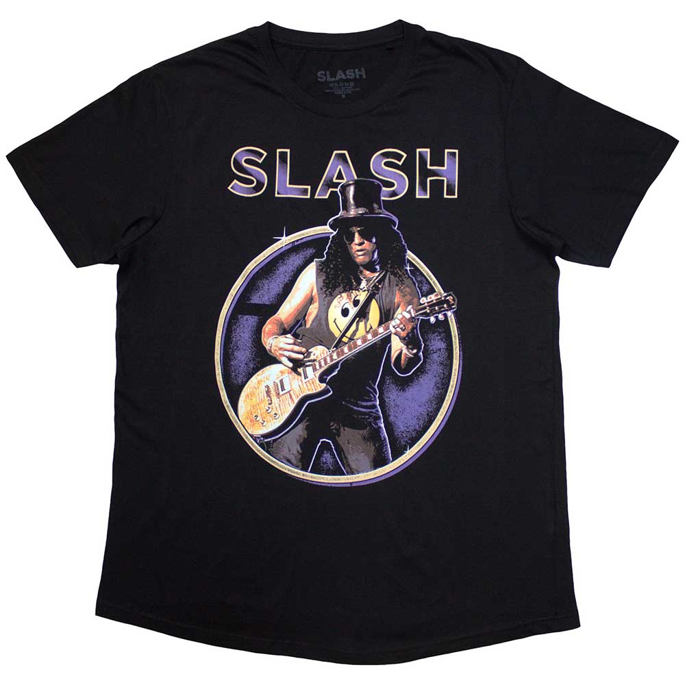 Slash Purple Circle Black
