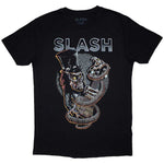 Slash Skull Guitar Snake Black