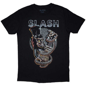 Slash Skull Guitar Snake Black