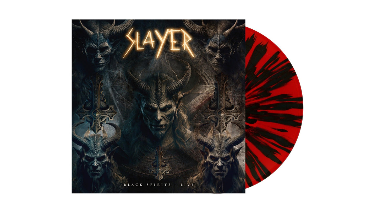 SLAYER Black Spirits - Live (Red W/ Black Splatter Vinyl)
