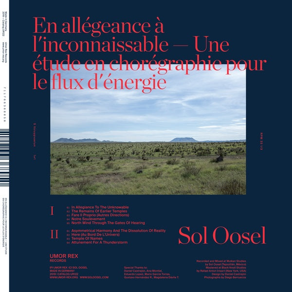 SOL OOSEL En allegeance a l'inconnaissable -- Une etude en choregraphie pour le flux d'energie