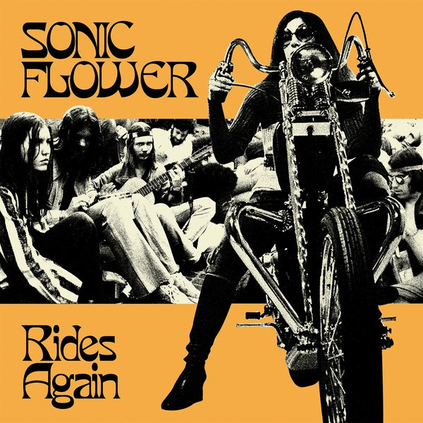 SONIC FLOWER Rides Again (Cornetto Yellow With Black Stripes Vinyl)