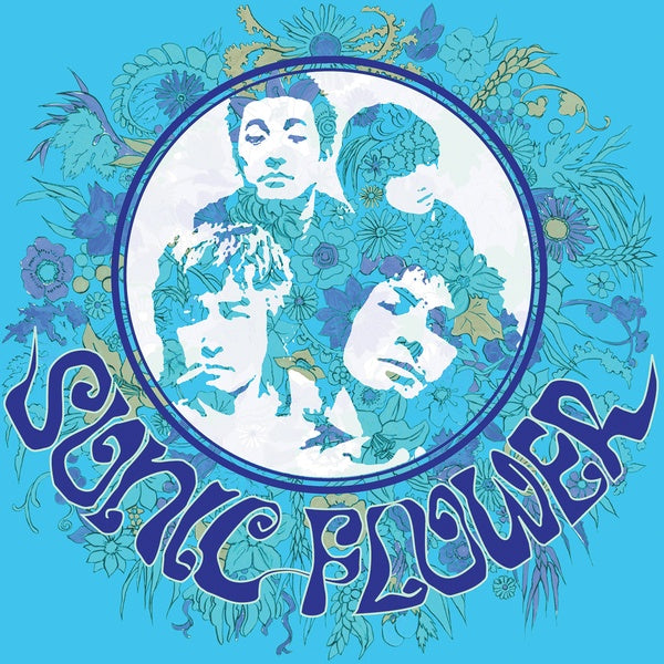 SONIC FLOWER Sonic Flower (Transparent Blue/White/Solid Blue Striped Vinyl)